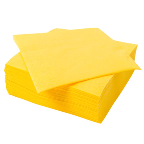 tovaglioli gialli 38x38 40pz